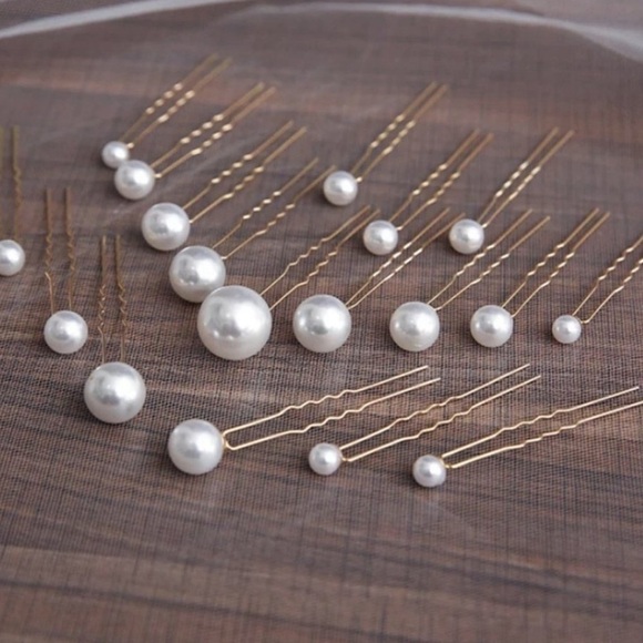 Set of 18 Bridal Hair Pins, Wedding Accessory, Pearl Pin, Wedding Hair 💕💕 - Picture 7 of 7